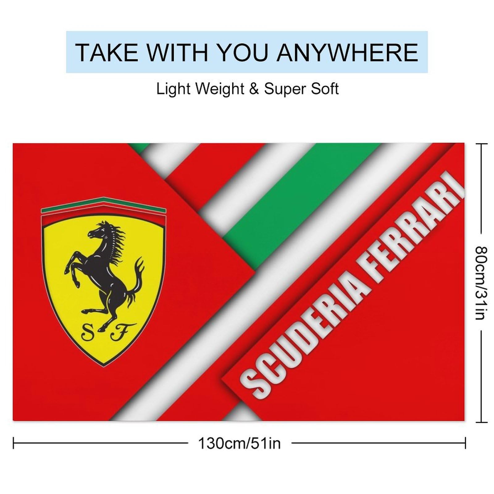 Amazon.co.jp: スクーデリア・フェラーリf1チーム バスタオル 大判